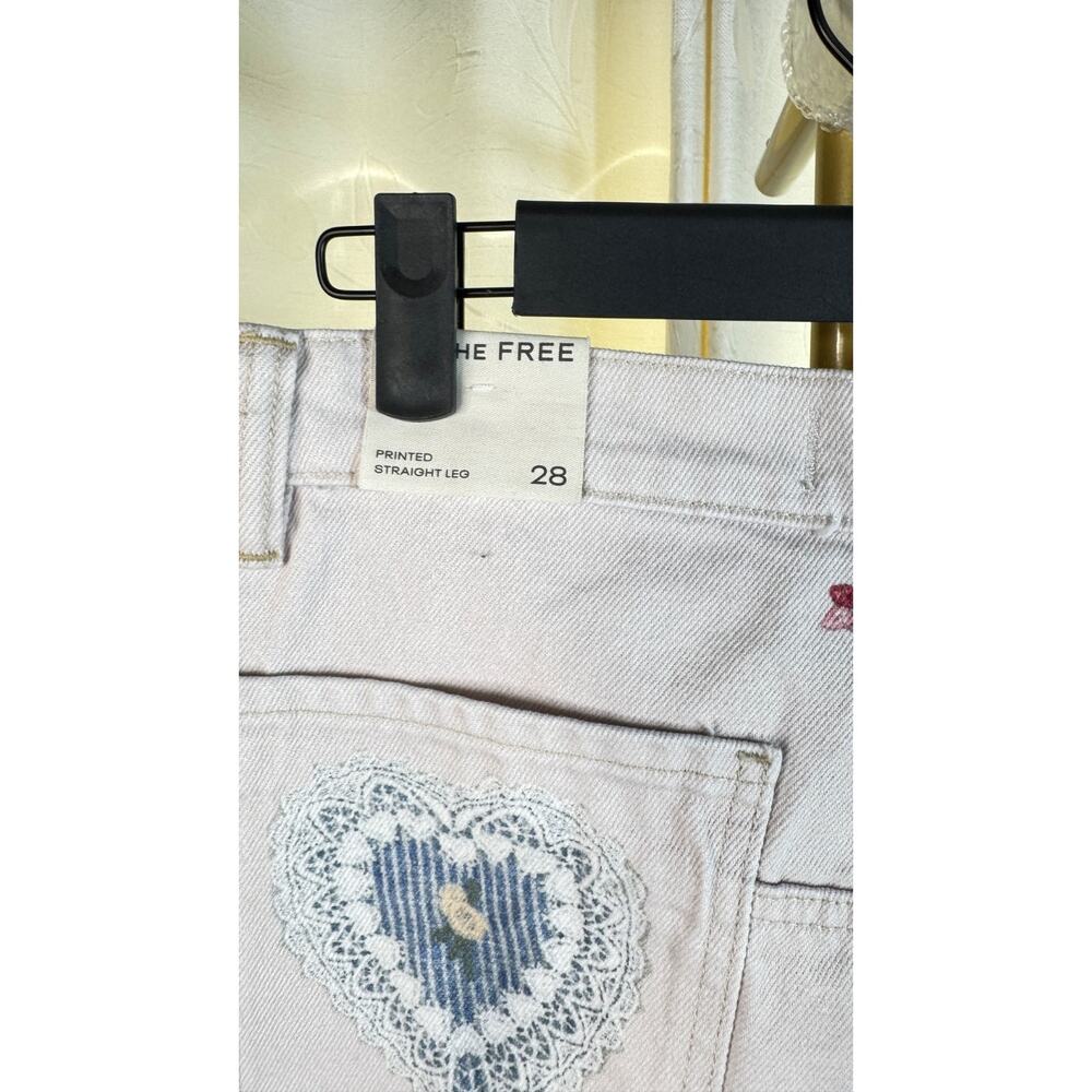 Free People Illusions Slouch Straight Leg Jeans, Size 28/US 6 - Picture 12 of 16
